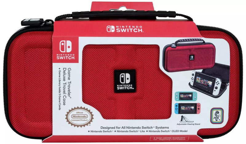 BIGBEN NINTENDO SWITCH DELUXE TRAVEL CASE RED TORBICA 0663293112579