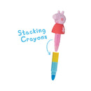 BLUE SKY PEPPA PIG CRAYONS - STACKING VOŠČENKE 5056563715085