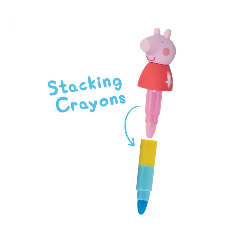 BLUE SKY PEPPA PIG CRAYONS - STACKING VOŠČENKE 5056563715085