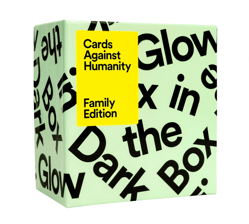 Cards Against Humanity Family Edition Glow in the Dark Box - zabavne igralne karte 817246020682