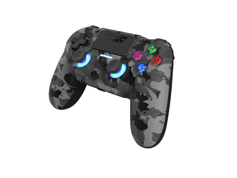 DRAGONSHOCK MIZAR BREZŽIČNI KONTROLLER ZA PS4, PC, MOBILE - SIVE CAMO BARVE 5425025592913