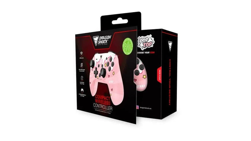 DRAGONSHOCK POPTOP BREZŽIČNI KONTROLER ZA SWITCH, PC, MOBILE - SWEET PINK 5425025593033