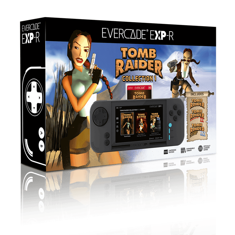 EVERCADE EXP-R KONZOLA Z IGRO TOMB RAIDER COLLECTION 1 5060990240577