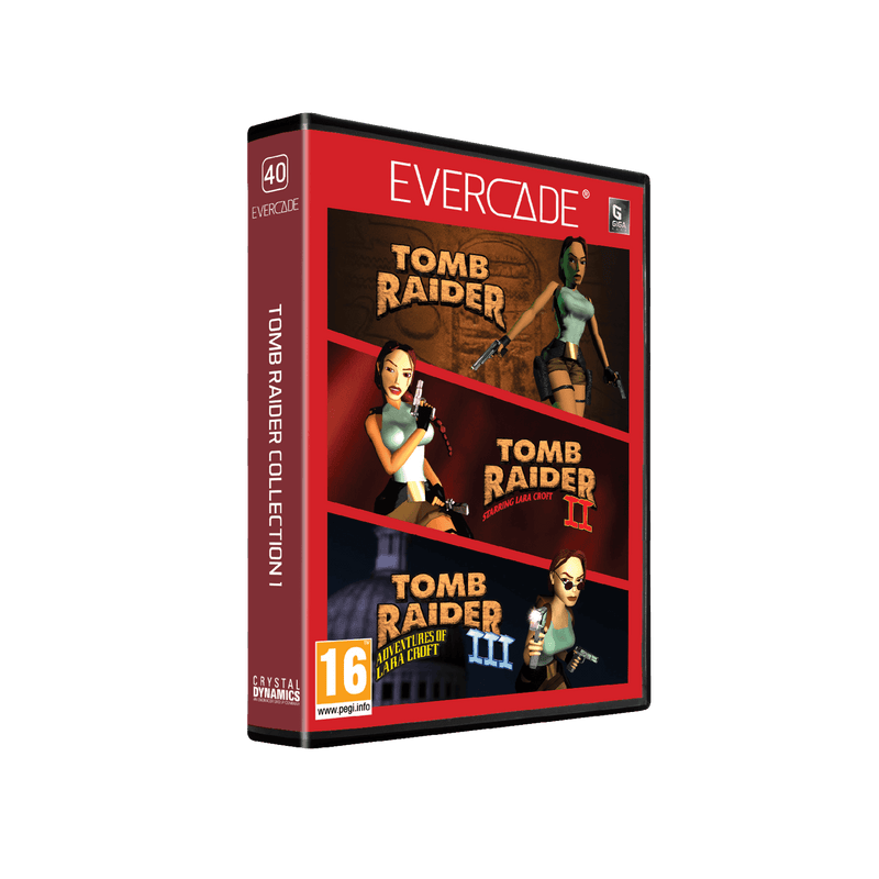 EVERCADE EXP-R KONZOLA Z IGRO TOMB RAIDER COLLECTION 1 5060990240577