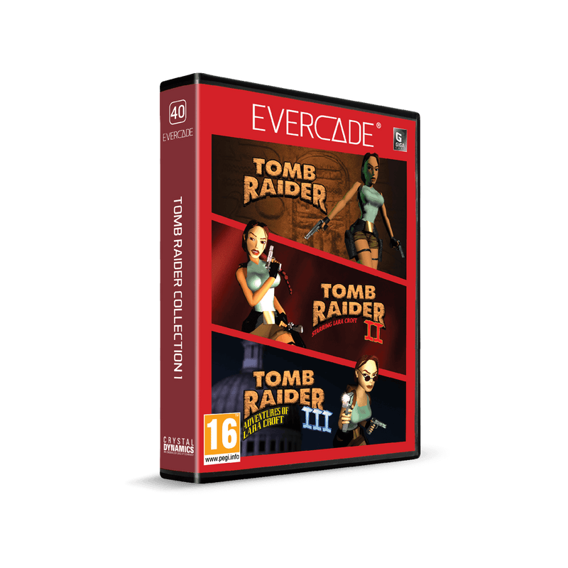 EVERCADE VS-R KONZOLA Z IGRO TOMB RAIDER COLLECTION 1 5060990240591