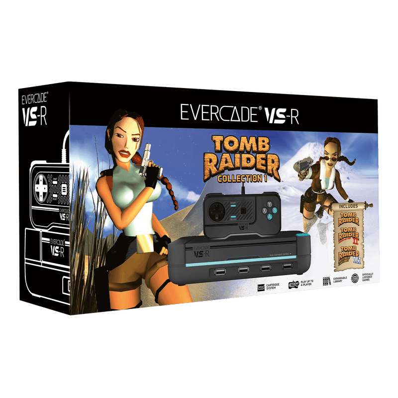 EVERCADE VS-R KONZOLA Z IGRO TOMB RAIDER COLLECTION 1 5060990240591