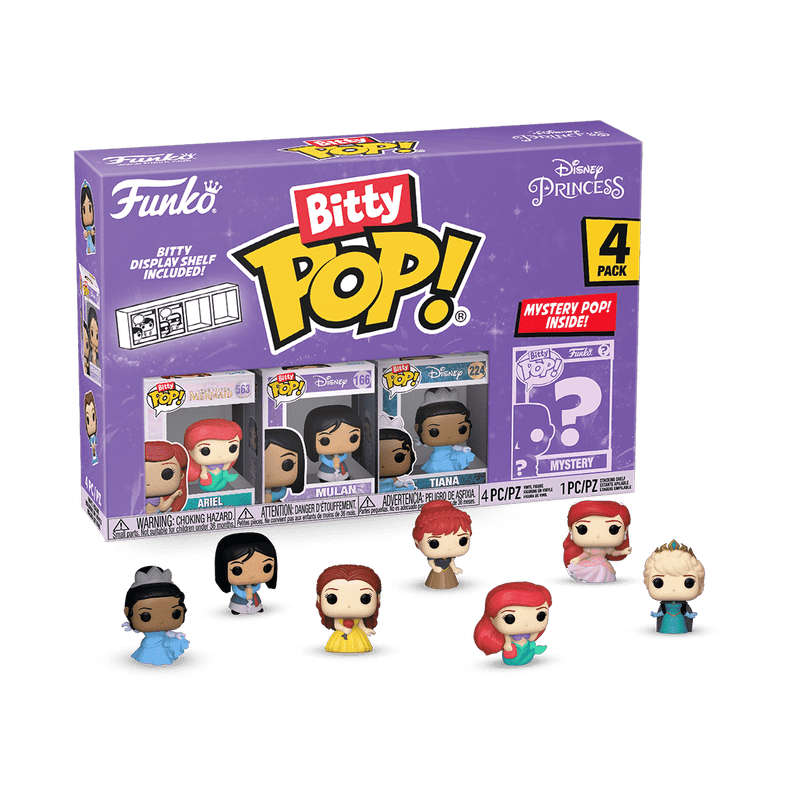 FUNKO BITTY POP: DISNEY - ARIEL 4PK 889698730273