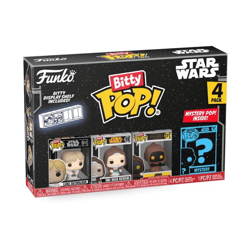 FUNKO BITTY POP: STAR WARS - LUKE 4PK 889698715119