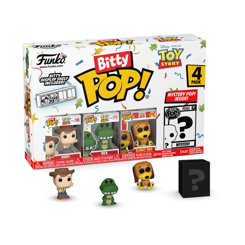 FUNKO BITTY POP: TOY STORY 4PK - WOODY 889698730426