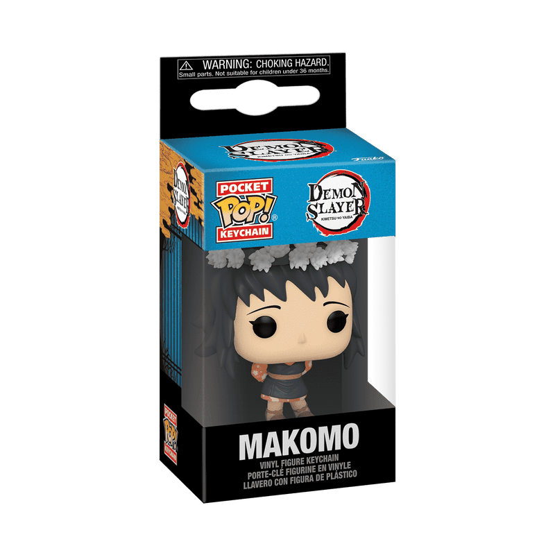 FUNKO POP KEYCHAIN: DEMON SLAYER - MAKOMO (FLOWER HEADDRESS) 889698726153