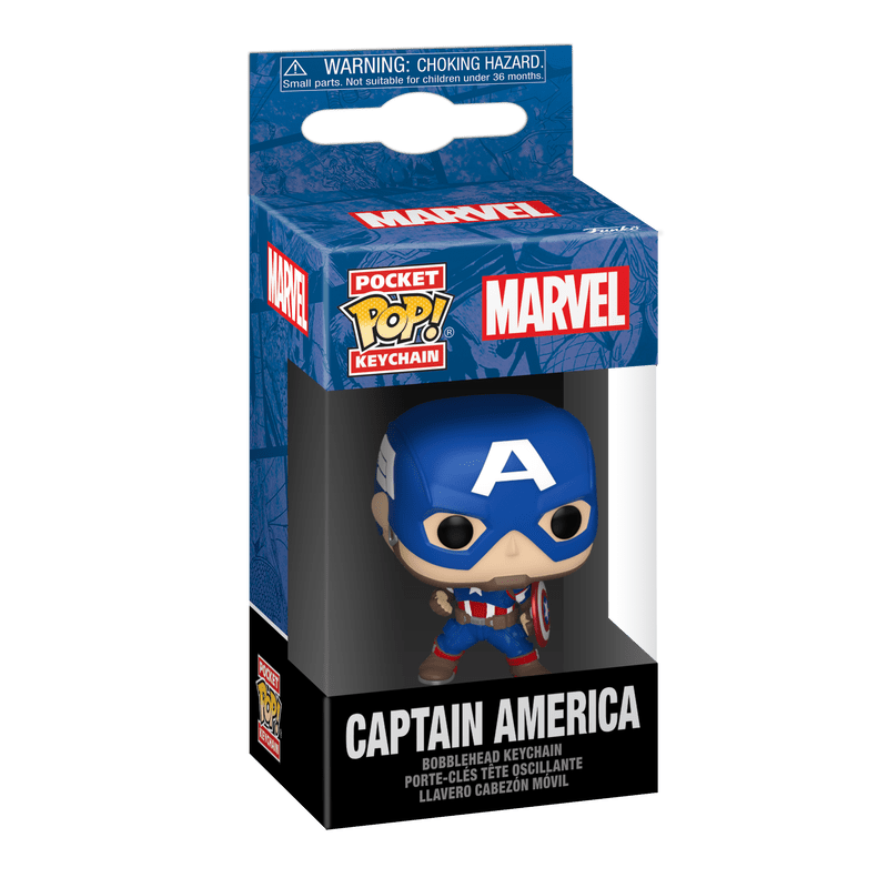 FUNKO POP KEYCHAIN: MARVEL NEW CLASSICS - CAPTAIN AMERICA 889698824927