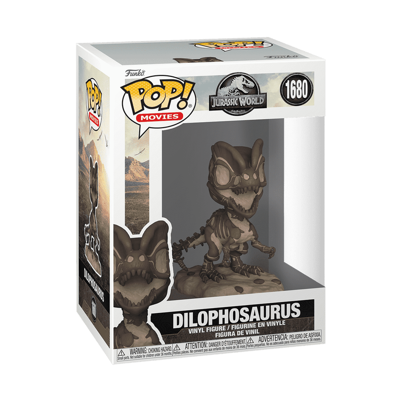 FUNKO POP MOVIES: JURASSIC PARK FOSSIL - DILOPHOSAURUS 889698802239