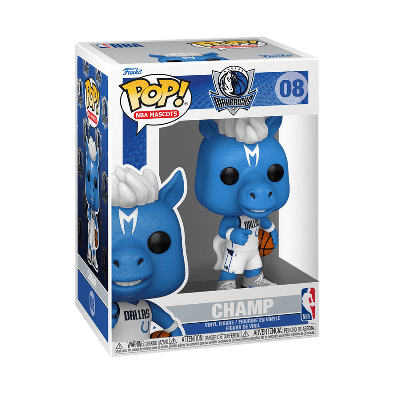 FUNKO POP NBA: MASCOTS - DALLAS - CHAMP 889698521680