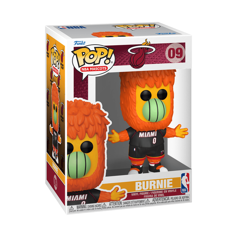 FUNKO POP NBA: MASCOTS - MIAMI - BURNIE 889698521697