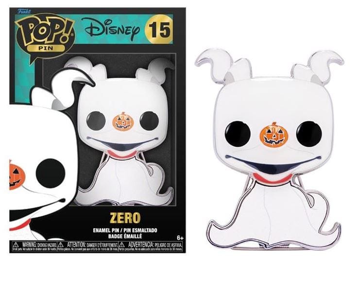 FUNKO POP PIN: DISNEY - NIGHTMARE BEFORE CHRISTMAS - ZERO 671803419827