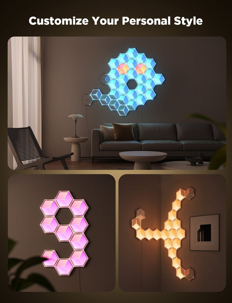 GOVEE GLIDE HEXAGON LIGHT PANELS ULTRA razširitveni paket 6974316999287