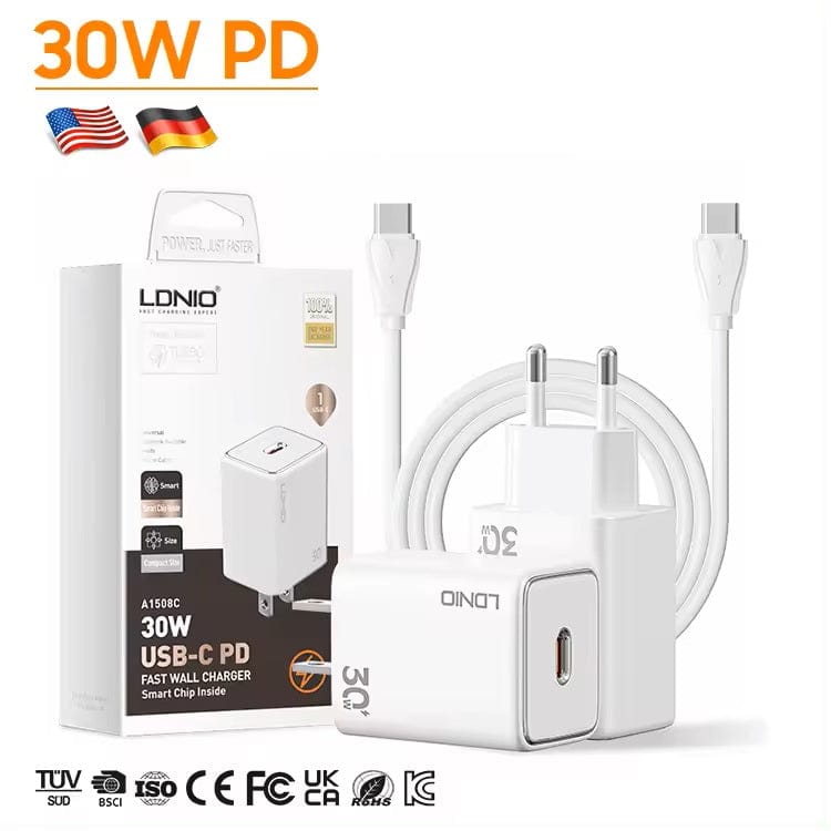 LDNIO CHARGER 30W 5V 3A A1508C POLNILEC 6933138600207