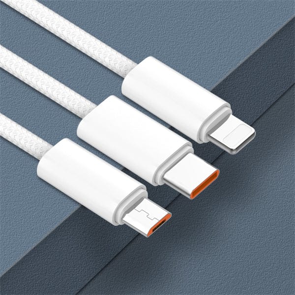 LDNIO CHARGING DATA CABLE BRAIDED (A-C) 25W 1M TYPE-C WHITE LS901_C 6933138600924