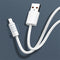 LDNIO CHARGING DATA CABLE BRAIDED (A-L) 25W 1M IPHONE WHITE LS901_L 6933138600887