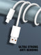 LDNIO CHARGING DATA CABLE BRAIDED (A-L) 25W 1M IPHONE WHITE LS901_L 6933138600887