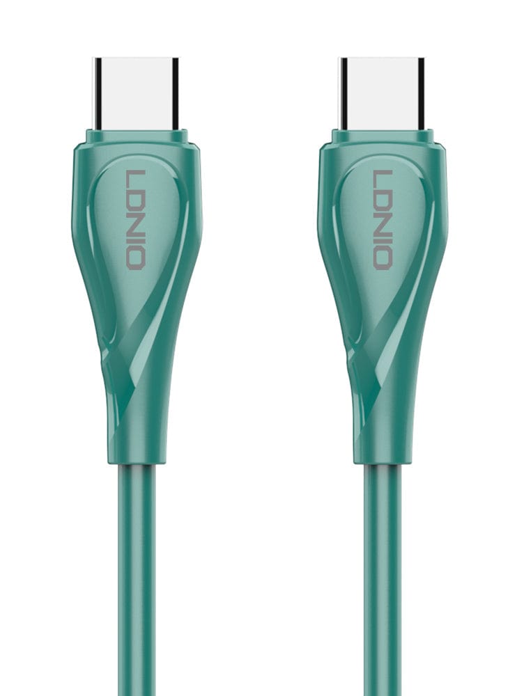 LDNIO CHARGING DATA CABLE (C-C) 65W 2M GREEN LC612C 6933138601112