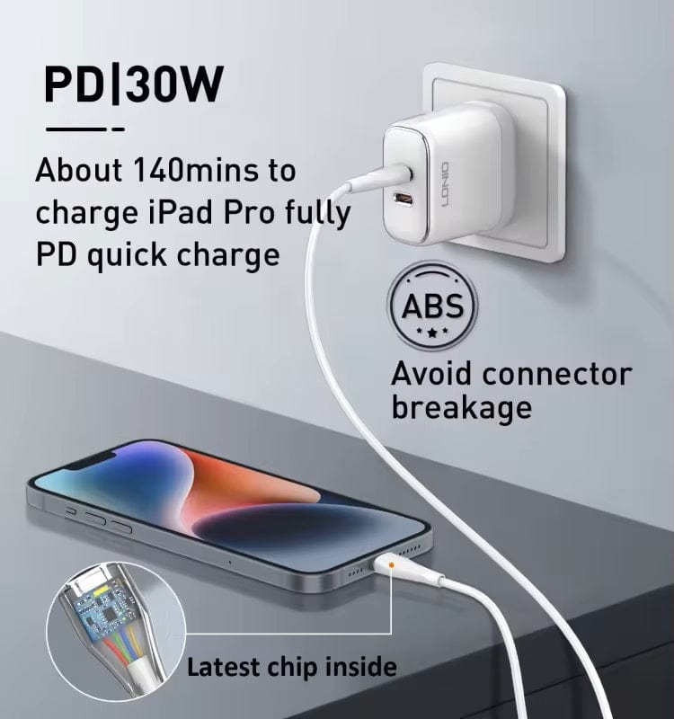 LDNIO CHARGING DATA CABLE (C-C) 65W 2M GREEN LC612C 6933138601112