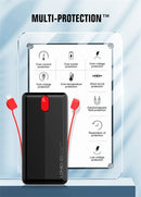 LDNIO POWER BANK 10000mAh 22,5W 5V 3A 1 PORT (1A) + 2 CABLE (1C1L) PQ13 6933138601624