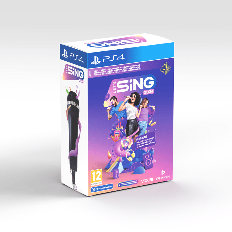 Let's Sing 2024 - Single Mic Bundle (Playstation 4) 4020628611545