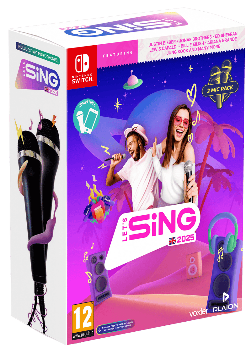 Let's Sing 2025 - Double Mic Bundle (Nintendo Switch) 4020628582043