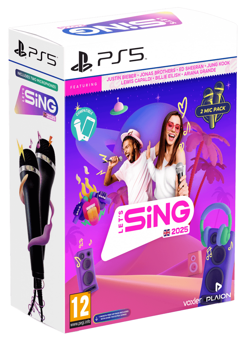 Let's Sing 2025 - Double Mic Bundle (Playstation 5) 4020628582104