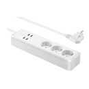 MOYE VOLTAIC SMART POWER STRIP 3 EU PLUGS + 4 USB PLUGS 3680W 16A PAMETNA RAZDELILNA LETEV 8605042604906