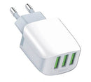 MOYE VOLTAIC USB CHARGER 3 PORTS 5V/3.4A 17W WHITE + USB C CABLE 8605042603978