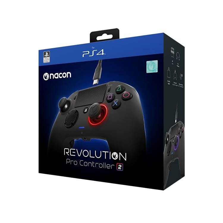 NACON PS4 REVOLUTION PRO V2 IGRALNI PLOŠČEK, ČRN 3499550360899