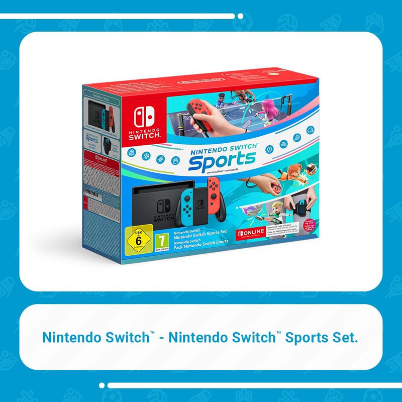 Nintendo Switch konzola V1.1 RED & BLUE + Switch Sports + Nintendo Online - 12 mesecev 045496454012