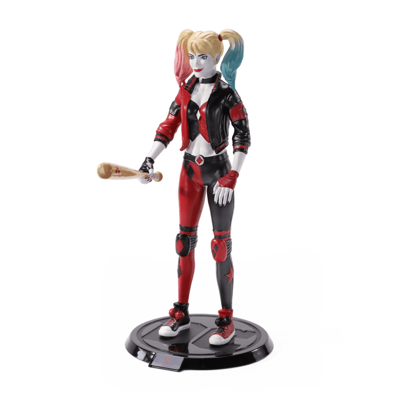 NOBLE COLLECTION DC - SS - HARLEY QUINN BOP REBIRTH BENDYFIG (COMIC) 849421007607