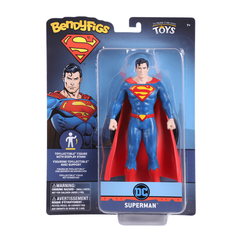 NOBLE COLLECTION DC - SUPERMAN C - SUPERMAN BENDYFIG (COMIC) 849421007225