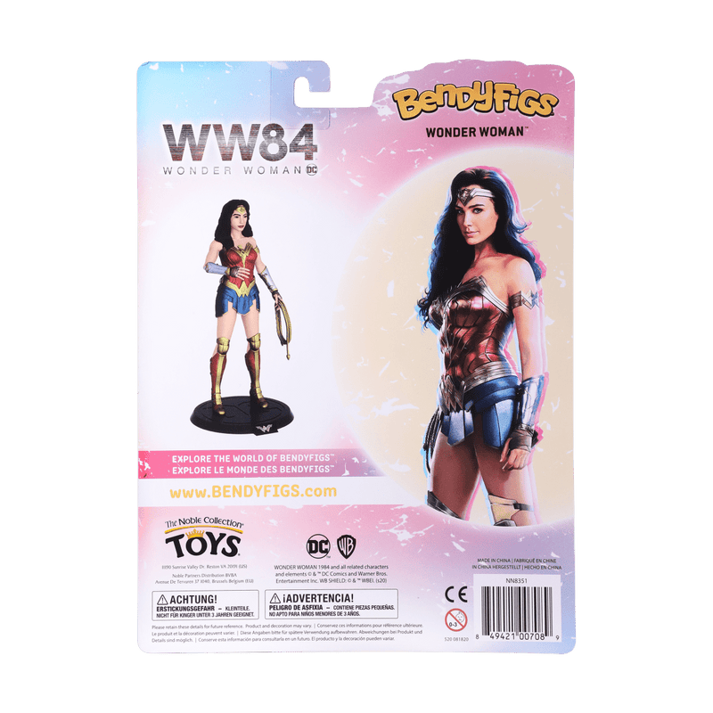 NOBLE COLLECTION DC - WW - WONDER WOMAN BENDYFIG (CLASSIC OUTFIT) 849421007089