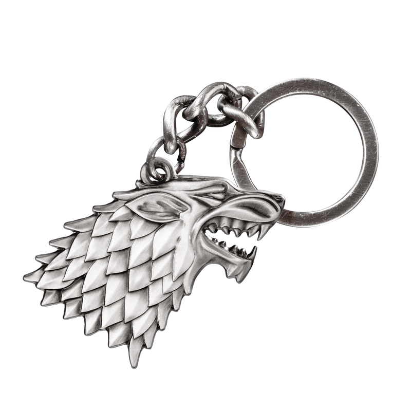 NOBLE COLLECTION - GAME OF THRONES - J - STARK KEY CHAIN 849421002152