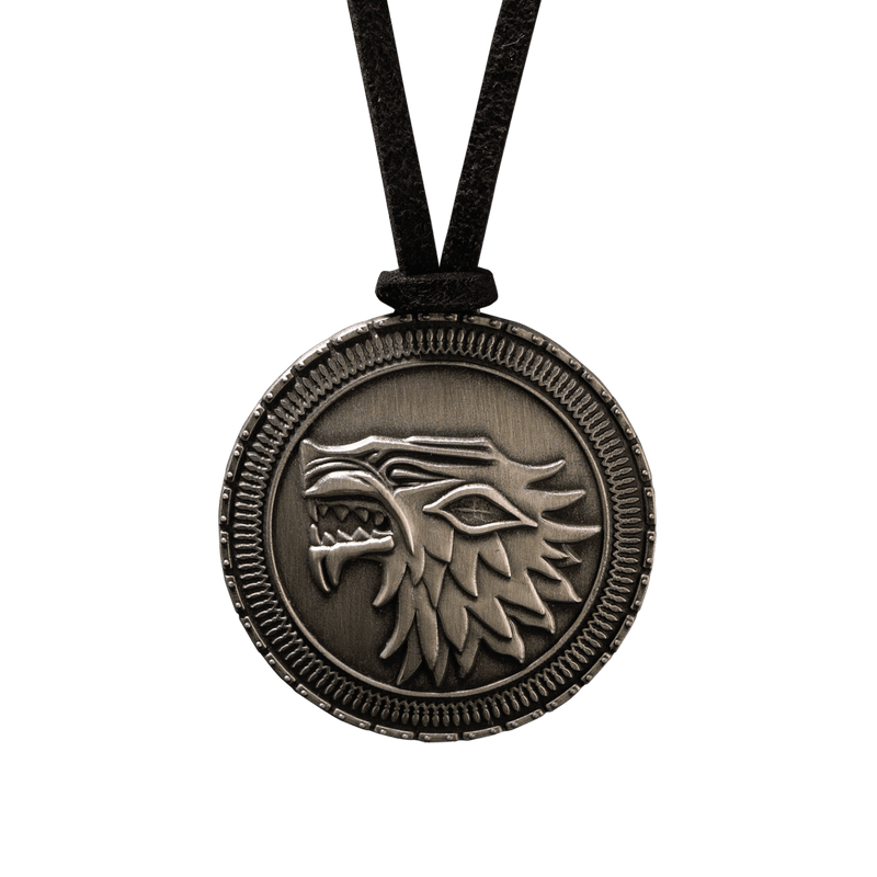 NOBLE COLLECTION - GAME OF THRONES - J - STARK SHIELD PENDANT / COSTUME 849241002141