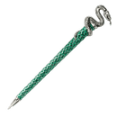 NOBLE COLLECTION - HARRY POTTER - SLYTHERIN PEN SILVER PLATED 849421002589