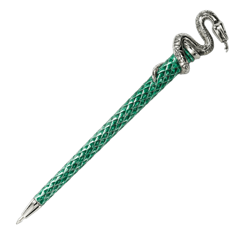 NOBLE COLLECTION - HARRY POTTER - SLYTHERIN PEN SILVER PLATED 849421002589