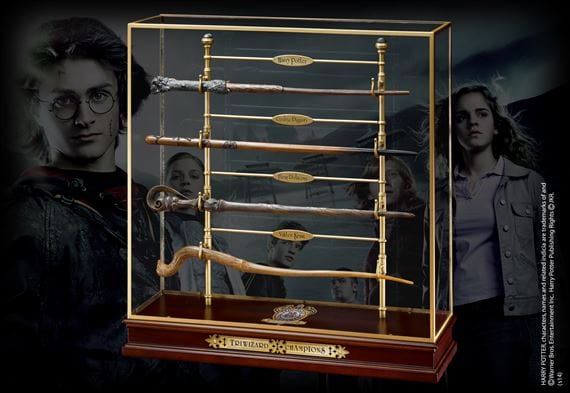 NOBLE COLLECTION - HARRY POTTER - WANDS - TRIWIZARD CHAMPIONS WAND SET 812370010295