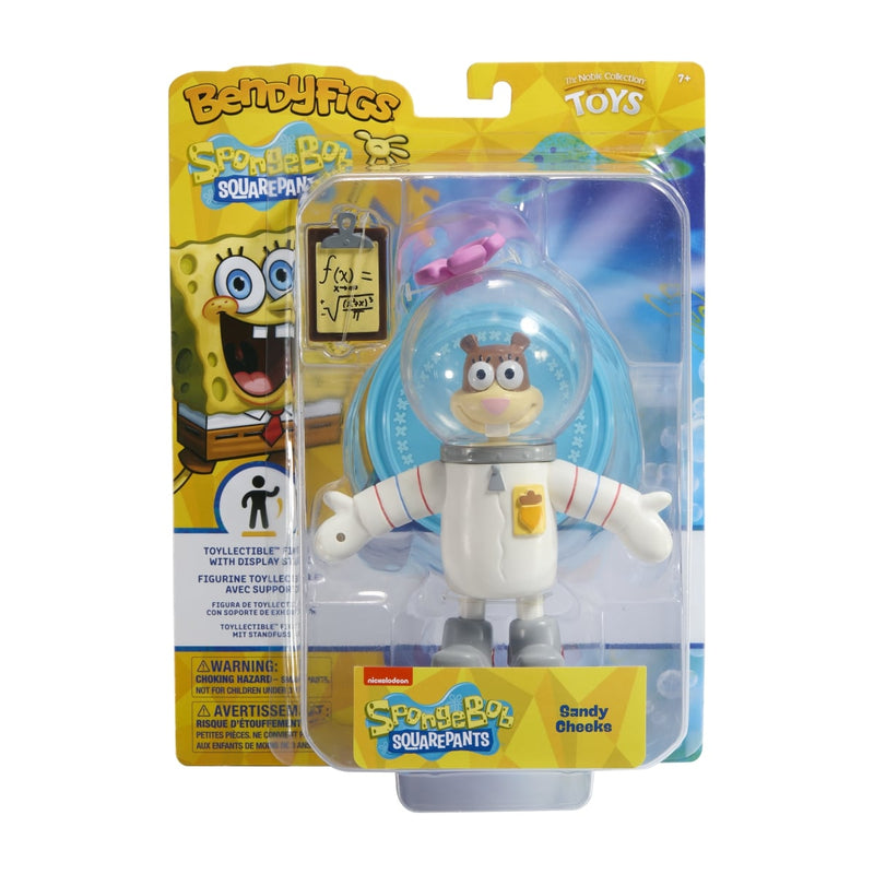 NOBLE COLLECTION - NICKELODEON - BENDYFIGS - SANDY CHEEKS 849421008857