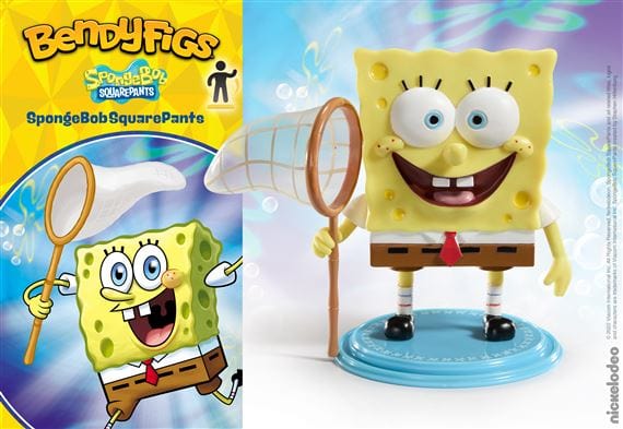 NOBLE COLLECTION - NICKELODEON - BENDYFIGS - SPONGEBOB SQUAREPANTS FIGURA 849421010768