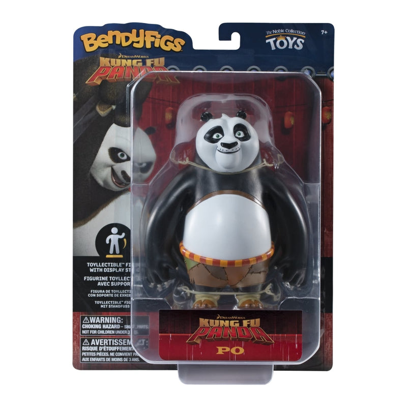 NOBLE COLLECTION - UNIVERSAL - BENDYFIGS - KUNG FU PANDA 849421008123