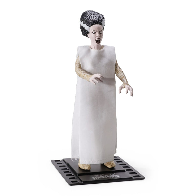 NOBLE COLLECTION - UNIVERSAL MONSTERS BENDYFIGS BRIDE OF FRANKENSTEIN 849421007157