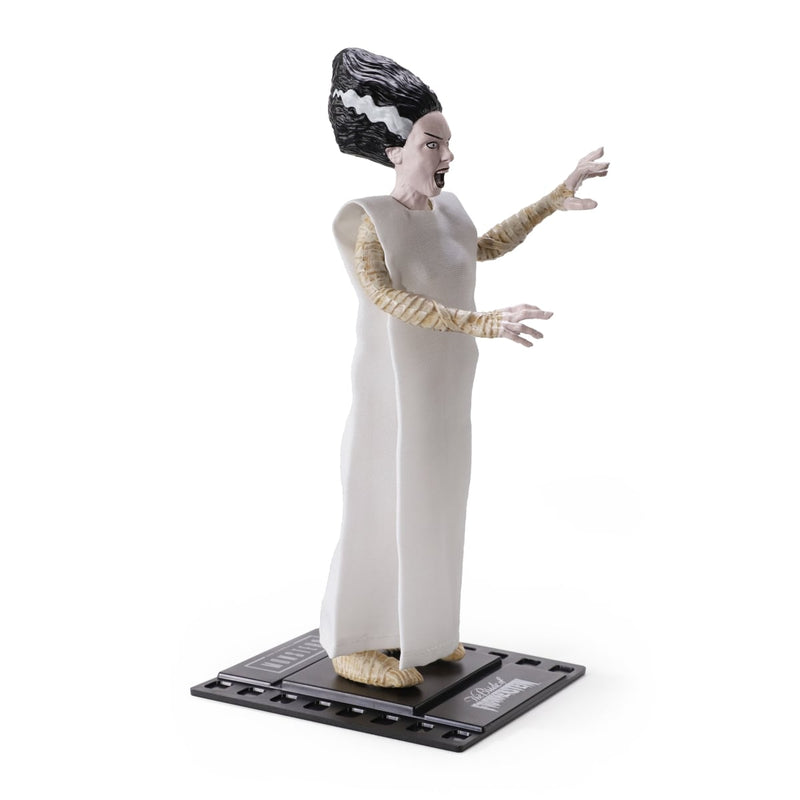 NOBLE COLLECTION - UNIVERSAL MONSTERS BENDYFIGS BRIDE OF FRANKENSTEIN 849421007157