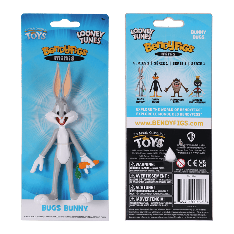 NOBLE COLLECTION WB - LT - BUGS MINI BENDYFIG 849421007898