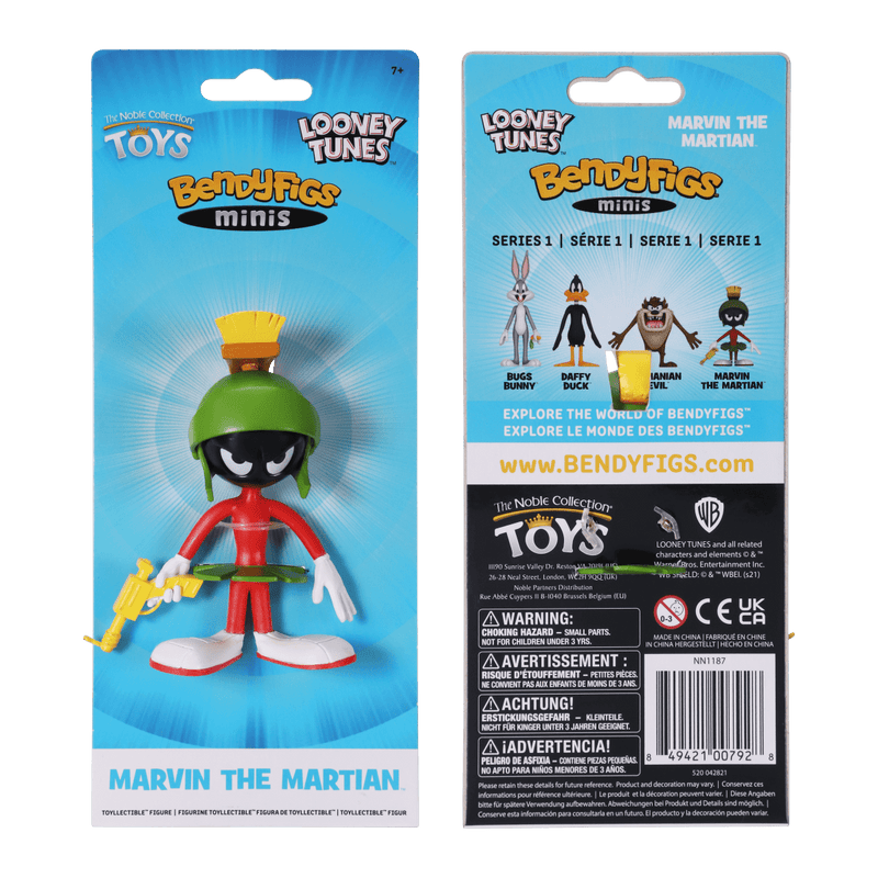 NOBLE COLLECTION WB - LT - MARVIN MINI BENDYFIG 849421007928