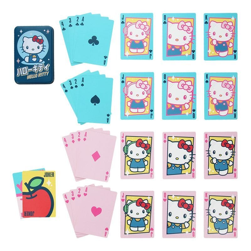 PALADONE HELLO KITTY IGRALNE KARTE V ŠKATLI 5056577735635